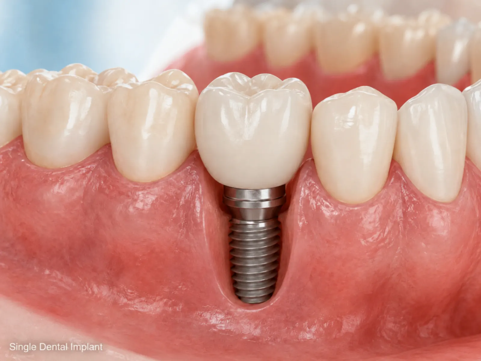 Single dental implant